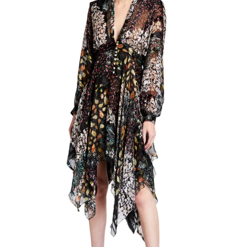 Etro handkerchief silk dress - Picture 2 of 6